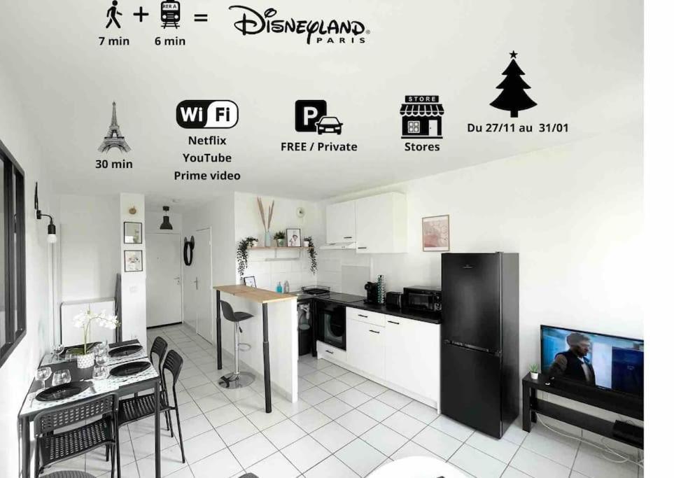 Mickey'S House - Apartments 4 Persons - 10 Min Disneyland Paris Bussy-Saint-Georges Zewnętrze zdjęcie